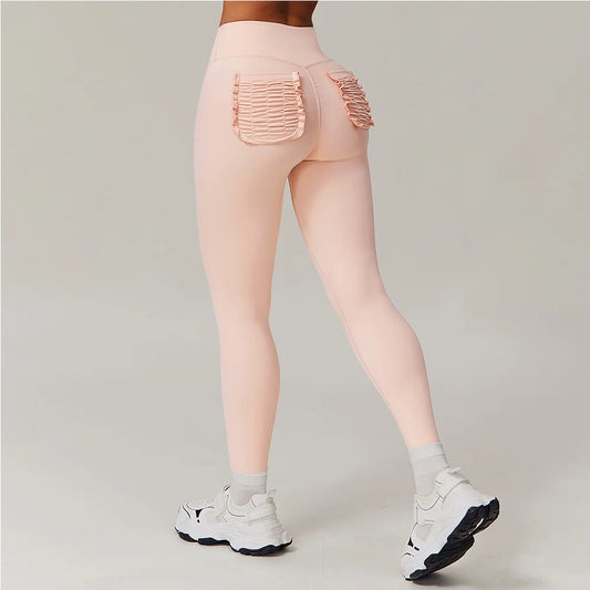 PeachFit Ruched Pocket Leggings