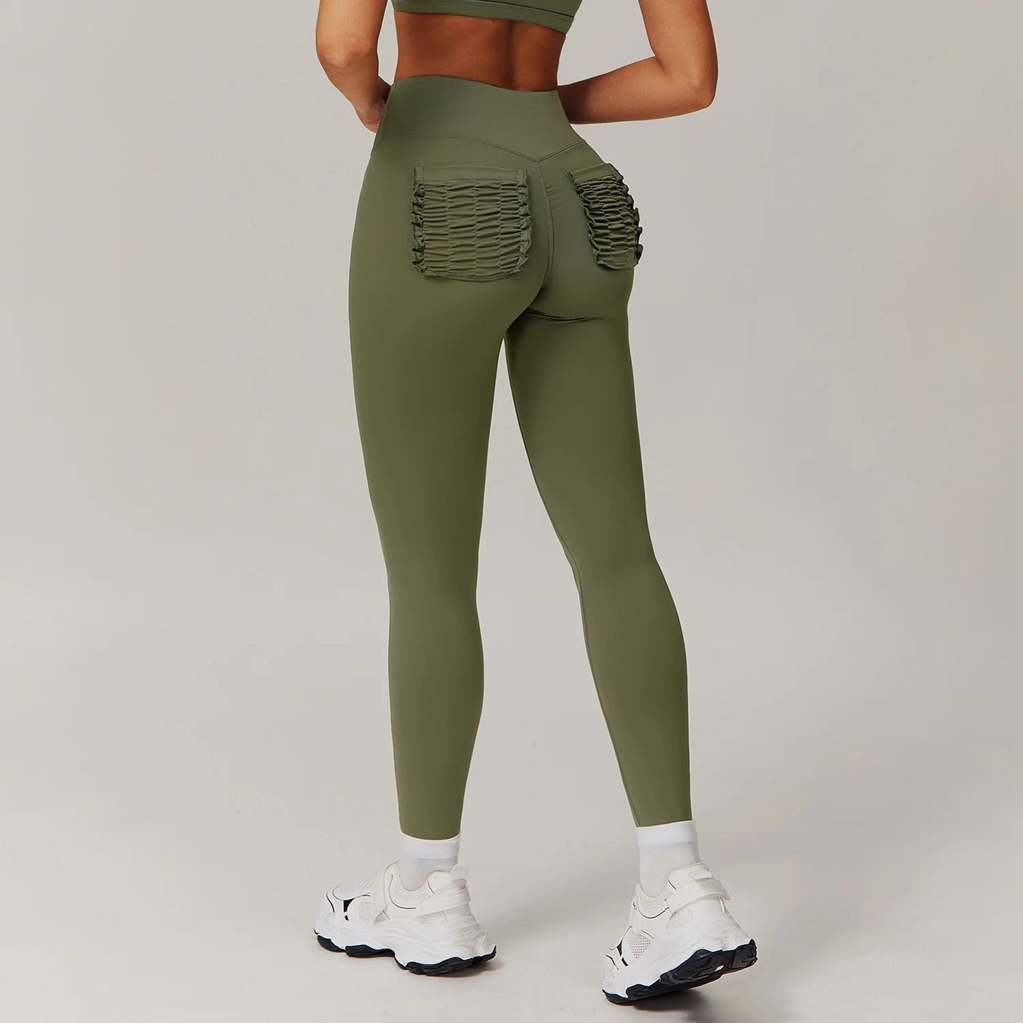 PeachFit Ruched Pocket Leggings